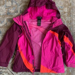 Girl’s North Face Double-layered Winter Coat